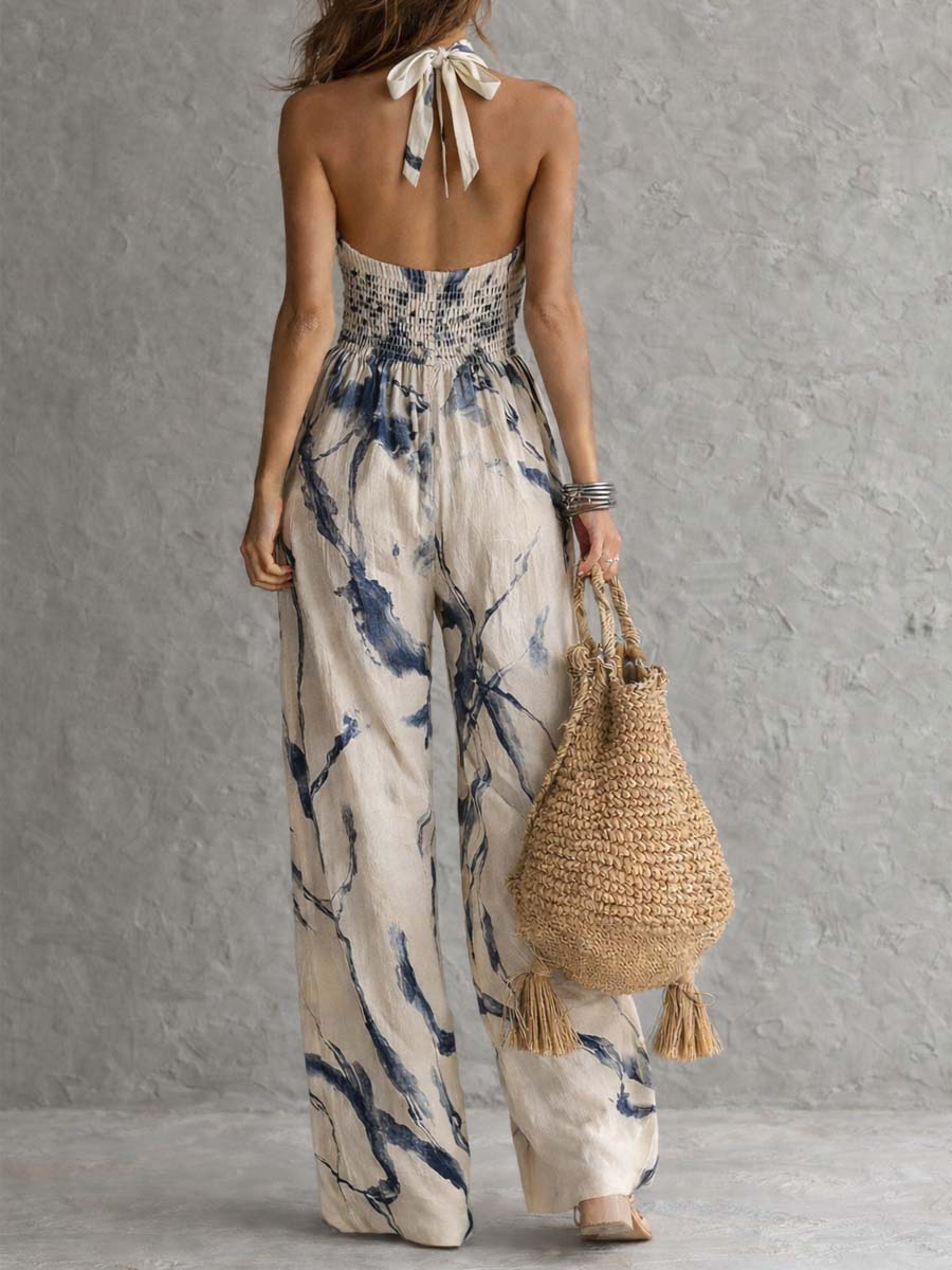 Lila | Mono holgado con estampado floral