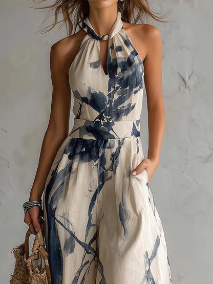 Lila | Mono holgado con estampado floral