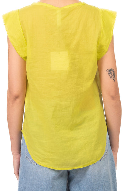 Elena | Camisa sin mangas de muselina