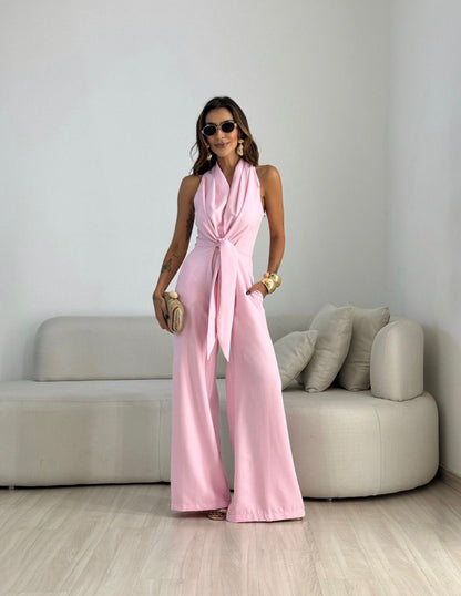 Amara | Mono elegante de pierna ancha