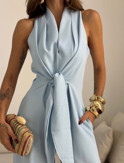 Amara | Mono elegante de pierna ancha